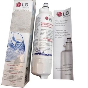 LG LT700P Refrigerator Water Filter ADQ36006101 200 Gallon White Carbon Fridge